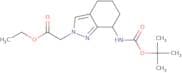 Ethyl 2-(7-{[(tert-butoxy)carbonyl]amino}-4,5,6,7-tetrahydro-2H-indazol-2-yl)acetate