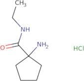 1-Amino-N-ethylcyclopentane-1-carboxamide hydrochloride