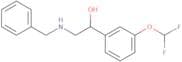 2-(Benzylamino)-1-[3-(difluoromethoxy)phenyl]ethan-1-ol