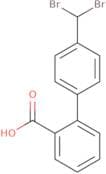 4-(Dibromomethyl)-[1,1-biphenyl]-2-carboxylic acid