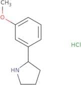 2-(3-Methoxyphenyl)pyrrolidine hydrochloride