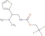 2,2,2-Trifluoroethyl N-[2-(dimethylamino)-2-(thiophen-2-yl)ethyl]carbamate