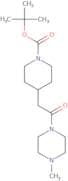 tert-Butyl 4-[2-(4-methylpiperazin-1-yl)-2-oxoethyl]piperidine-1-carboxylate