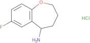 7-Fluoro-2,3,4,5-tetrahydro-1-benzoxepin-5-amine hydrochloride