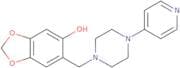 6-{[4-(Pyridin-4-yl)piperazin-1-yl]methyl}-1,3-dioxaindan-5-ol