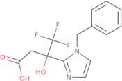 3-(1-Benzyl-1H-imidazol-2-yl)-4,4,4-trifluoro-3-hydroxybutanoic acid