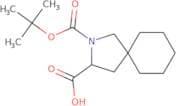 2-[(tert-butoxy)carbonyl]-2-azaspiro[4.5]decane-3-carboxylic acid