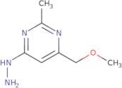 4-Hydrazinyl-6-(methoxymethyl)-2-methylpyrimidine