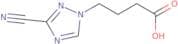 4-(3-Cyano-1H-1,2,4-triazol-1-yl)butanoic acid