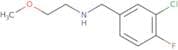 [(3-Chloro-4-fluorophenyl)methyl](2-methoxyethyl)amine