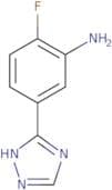 2-Fluoro-5-(1H-1,2,4-triazol-3-yl)aniline