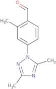 4-(Dimethyl-1H-1,2,4-triazol-1-yl)-2-methylbenzaldehyde
