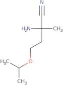 2-Amino-2-methyl-4-(propan-2-yloxy)butanenitrile