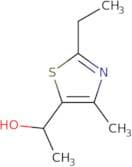 1-(2-Ethyl-4-methyl-1,3-thiazol-5-yl)ethan-1-ol
