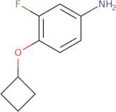 4-Cyclobutoxy-3-fluoroaniline