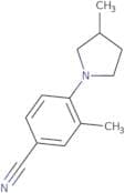 3-Methyl-4-(3-methylpyrrolidin-1-yl)benzonitrile