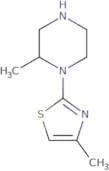 2-Methyl-1-(4-methyl-1,3-thiazol-2-yl)piperazine