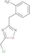 5-(Chloromethyl)-3-[(2-methylphenyl)methyl]-1,2,4-oxadiazole