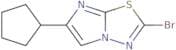 2-Bromo-6-cyclopentylimidazo[2,1-b][1,3,4]thiadiazole