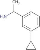 1-(3-Cyclopropylphenyl)ethan-1-amine