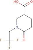 6-Oxo-1-(2,2,2-trifluoroethyl)piperidine-3-carboxylic acid