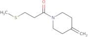 1-(4-Methylidenepiperidin-1-yl)-3-(methylsulfanyl)propan-1-one