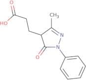 3-(3-Methyl-5-oxo-1-phenyl-4,5-dihydro-1H-pyrazol-4-yl)propanoic acid