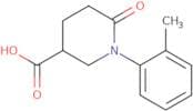 1-(2-Methylphenyl)-6-oxopiperidine-3-carboxylic acid
