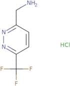 [6-(Trifluoromethyl)pyridazin-3-yl]methanamine hydrochloride