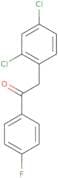 2-(2,4-Dichlorophenyl)-1-(4-fluorophenyl)ethan-1-one