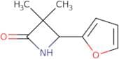 4-(Furan-2-yl)-3,3-dimethylazetidin-2-one