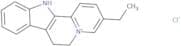 3-Ethyl-7,12-dihydro-6H-indolo(2,3-A)quinolizin-5-ium chloride