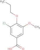 3-Chloro-5-methoxy-4-propoxybenzoic acid
