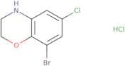 8-Bromo-6-chloro-3,4-dihydro-2H-benzo[1,4]oxazine hydrochloride