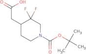 2-(1-(tert-butoxycarbonyl)-3,3-difluoropiperidin-4-yl)acetic acid