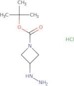 tert-Butyl 3-hydrazinylazetidine-1-carboxylate hydrochloride