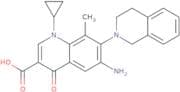6-Amino-1-cyclopropyl-7-(3,4-dihydro-1H-isoquinolin-2-yl)-8-methyl-4-oxoquinoline-3-carboxylic acid