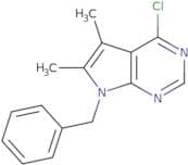 7-Benzyl-4-chloro-5,6-dimethyl-7H-pyrrolo[2,3-d]pyrimidine