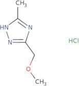 5-(Methoxymethyl)-3-methyl-1H-1,2,4-triazole hydrochloride