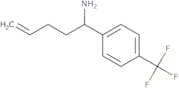 1-[4-(Trifluoromethyl)phenyl]pent-4-en-1-amine