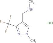 Methyl({[1-methyl-3-(trifluoromethyl)-1H-pyrazol-4-yl]methyl})amine hydrochloride