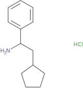 2-Cyclopentyl-1-phenylethan-1-amine hydrochloride
