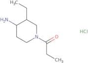1-(4-Amino-3-ethylpiperidin-1-yl)propan-1-one hydrochloride