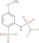 2-Difluoromethanesulfonamido-4-methoxybenzene-1-sulfonyl chloride