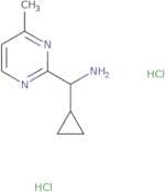 Cyclopropyl(4-methylpyrimidin-2-yl)methanamine dihydrochloride