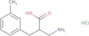3-Amino-2-[(3-methylphenyl)methyl]propanoic acid hydrochloride