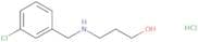3-{[(3-Chlorophenyl)methyl]amino}propan-1-ol hydrochloride