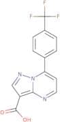 7-[4-(Trifluoromethyl)phenyl]pyrazolo[1,5-a]pyrimidine-3-carboxylic acid