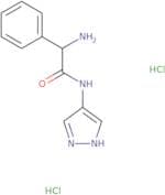 2-Amino-2-phenyl-N-(1H-pyrazol-4-yl)acetamide dihydrochloride