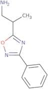 2-(3-Phenyl-1,2,4-oxadiazol-5-yl)propan-1-amine